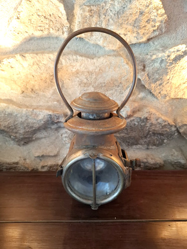 Ancienne lampe calèche - lampe,